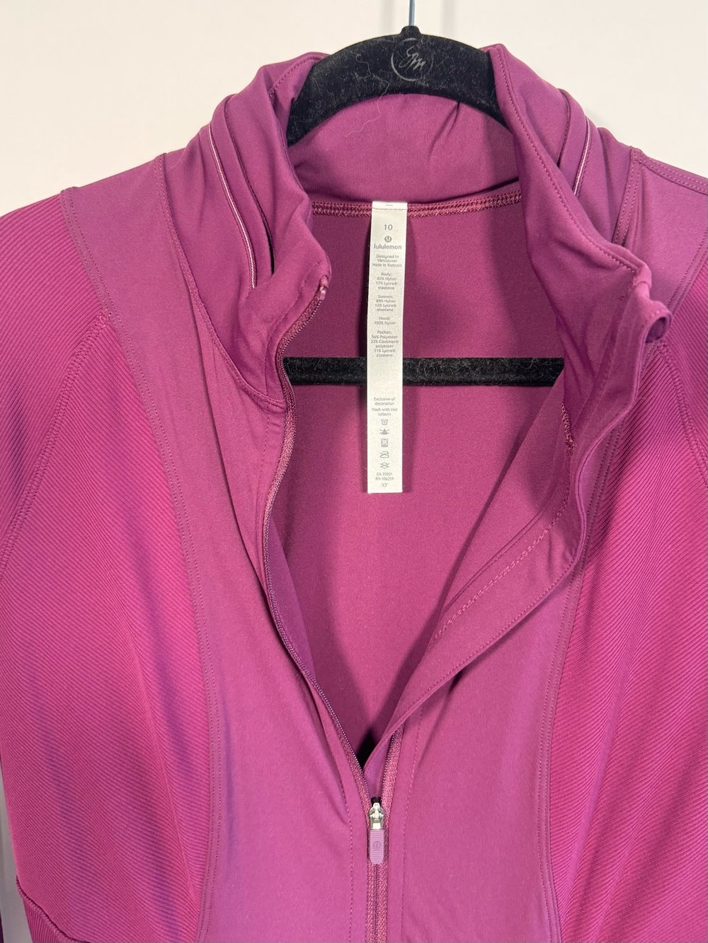 lululemon athletica Deep Magenta Full-Zip Jacket